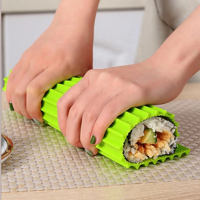 Sushi Making Kit - Rolo de mão de silicone sushi